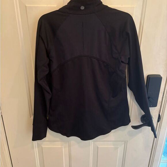 Athleta Women's Black Quarter-Zip Jacket - Picture 2 of 4